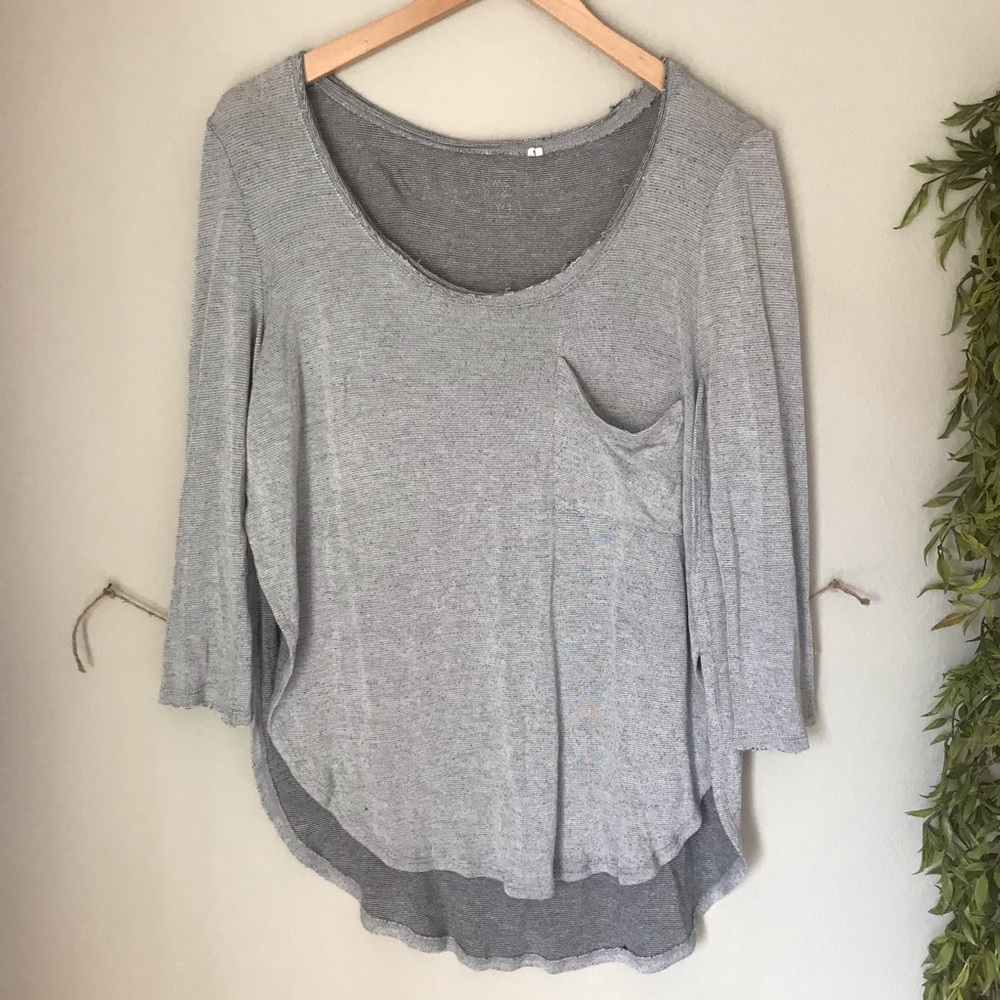 🌻 3/$18 Pacsun Me to We Long Sleeve Round Hem Top